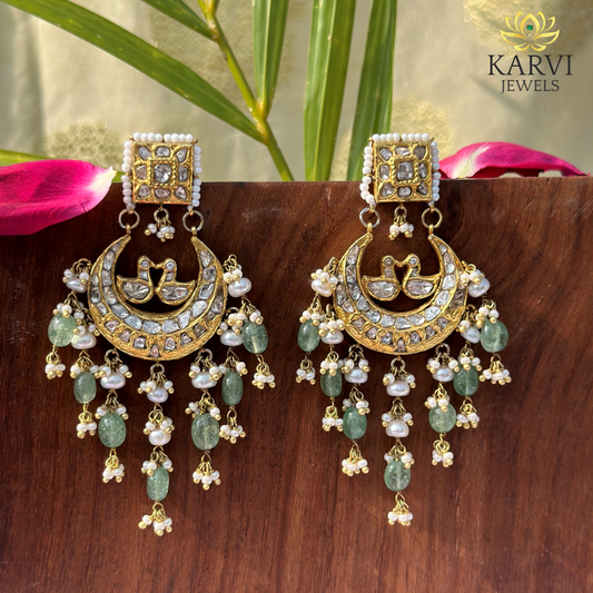 Chandbali 22k gold Earrings